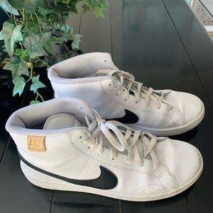Nike COURT ROYALE 2 MID Sneaker Shoes White Black Onyx CQ9179-100 Men’s Size 11